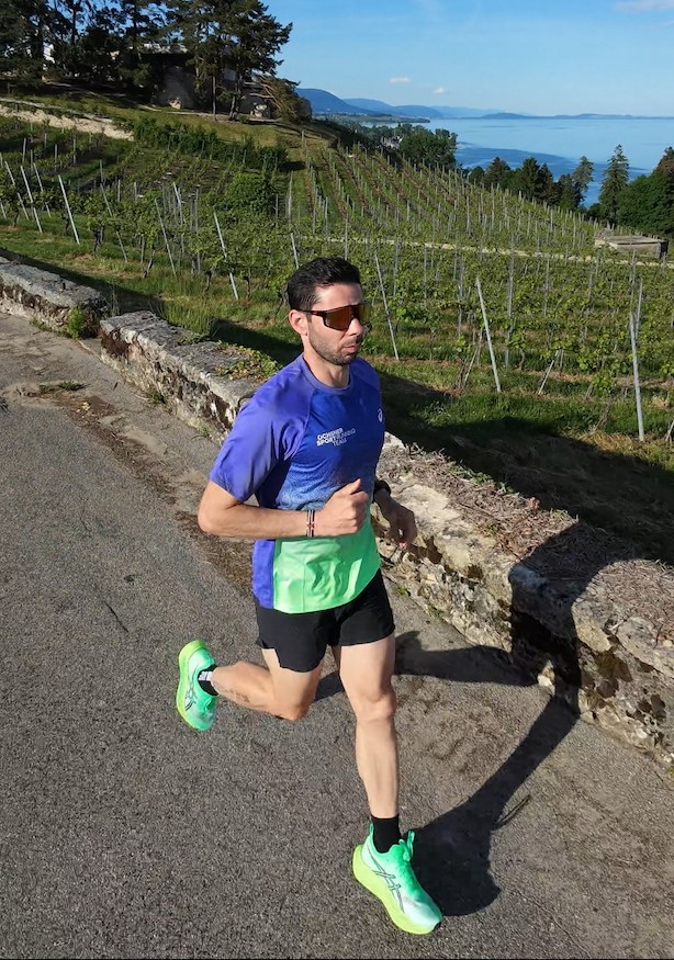 Francisco running, chaussures ASICS vertes